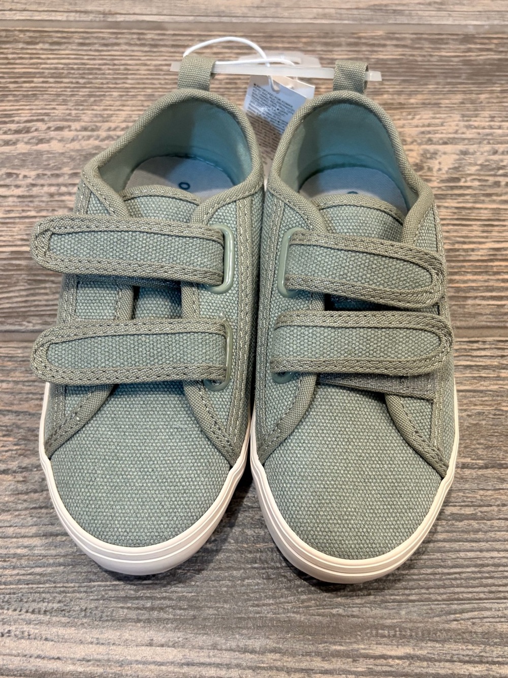 NEW!!!! Old Navy Sage Green Canvas Kids Sneakers